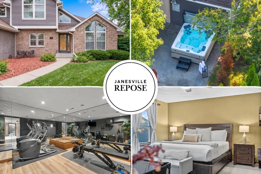 Janesville Repose -Hot Tub, Sauna, Gym, and Games - Image 1