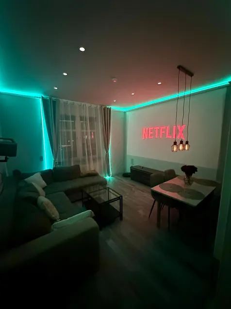 Stylish Home Theater Apartment 3 - Image 1