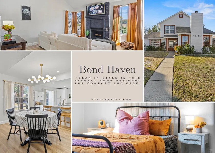 Bond Haven: Bright & Inviting Family-Friendly Home - Image 1