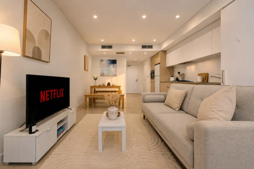 Modern One Bedroom Apartment in Forest Lodge Near Sydney CBD Sleeps Four - Image 1