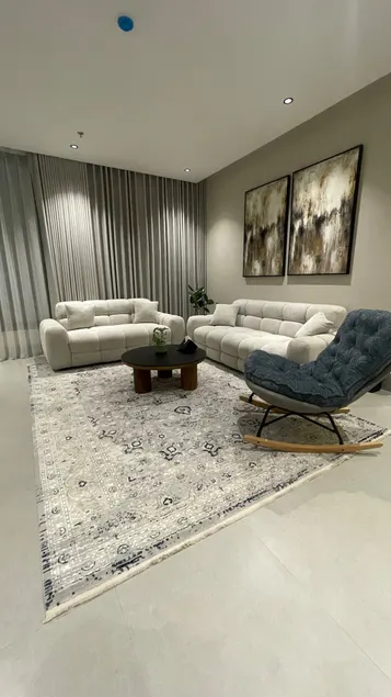 Modern apartment, bedroom, living room and kitchen - Image 1