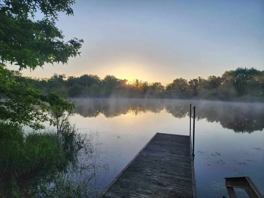 Private Off- Grid Cabin on 100 Acres With Pond - Image 1