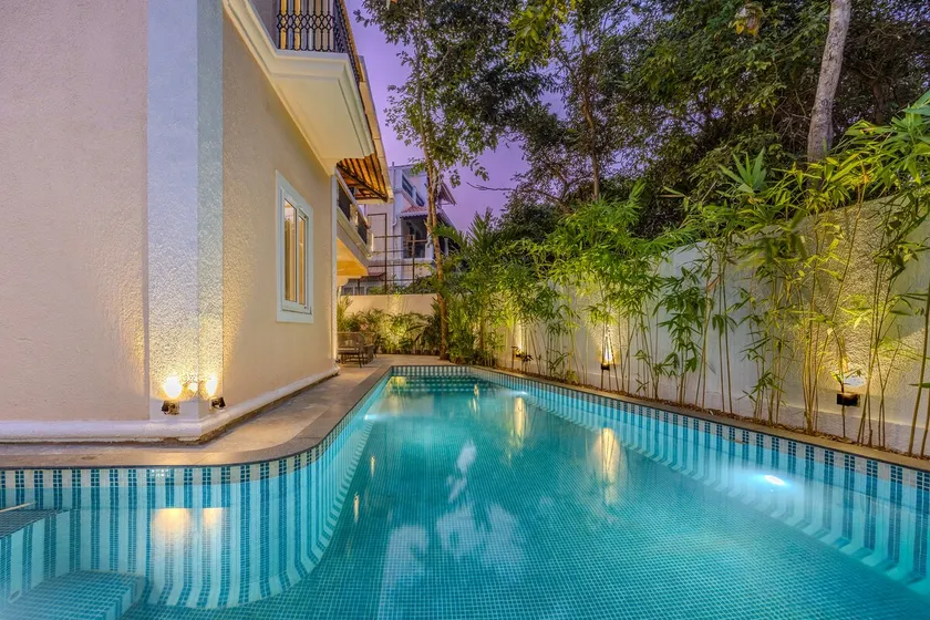 Villa W/ Pool & Garden Near Siolim comp breakfast - Image 1