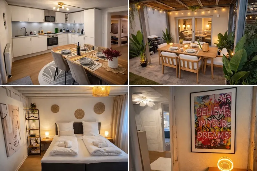 Garden apartment/terrace/3 bedrooms/85” TV/Arcade - Image 1