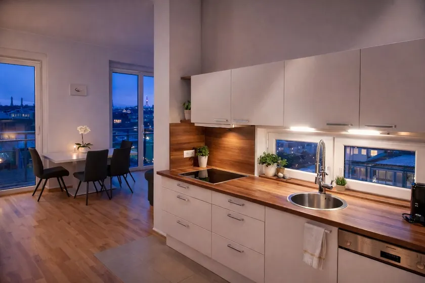 Penthouse apartment with rooftop terrace - Image 1
