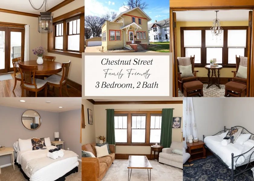 Family Friendly, Entire 3 bed 2 bath, Sleeps 5! - Image 1
