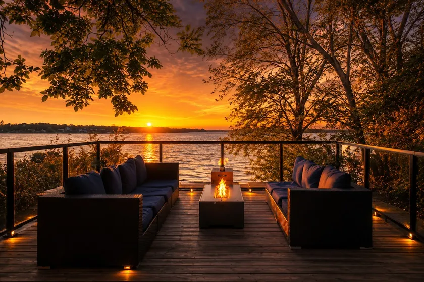Lakefront Luxury w Hot Tub & stunning Sunsets - Image 1