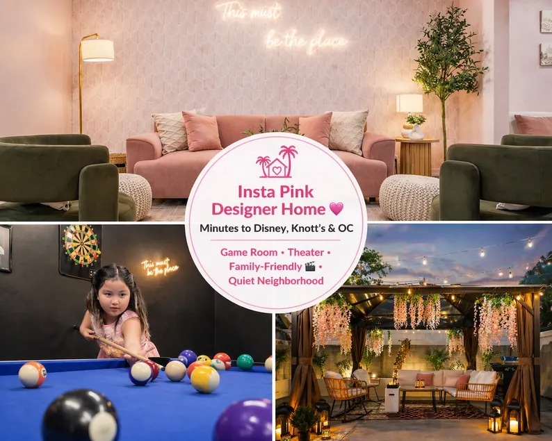 Disney Pink Designer Home W Game Room & Family Fun - Image 1