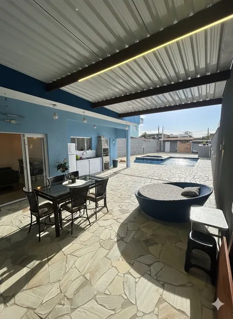 Casa Praia Boraceia, 3 suites com Ar e Piscina 700mts da Praia - Image 1