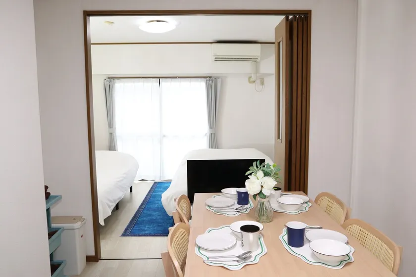 About 3 minutes from Kurume Interchange｜Free parking｜2 double beds｜2nd floor｜Maximum 4 people - Image 1