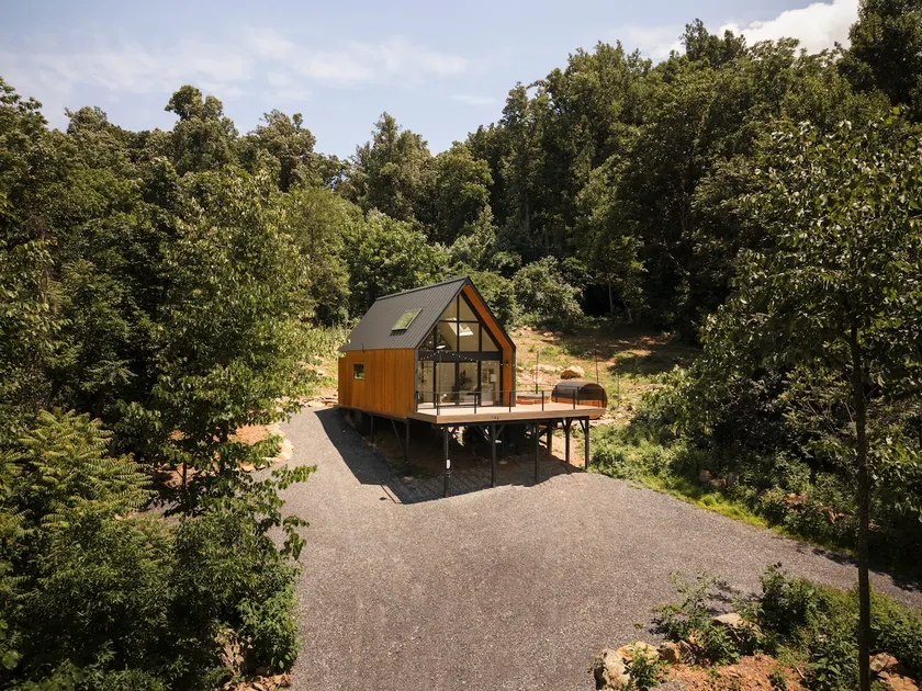 Wellness A-Frame: Hot Tub • Sauna • Cold Plunge - Image 1