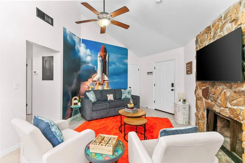 #1 Airbnb • Arcades• Launch Views • Shuttle Mural - Image 1