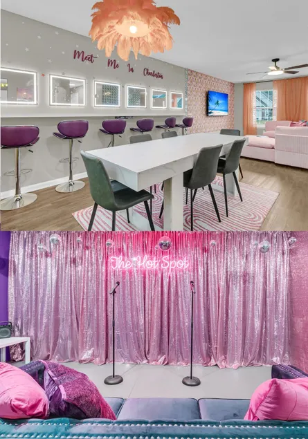 Karaoke Bar, King Beds, Vanity, Movie Yard, Unique - Image 1