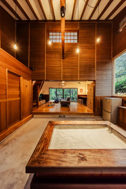 Opening March 2026: ”Yamawarafu” A grown-up hideaway surrounded by forest | A mountain hut where you can enjoy a barbecue over an irori - Image 1