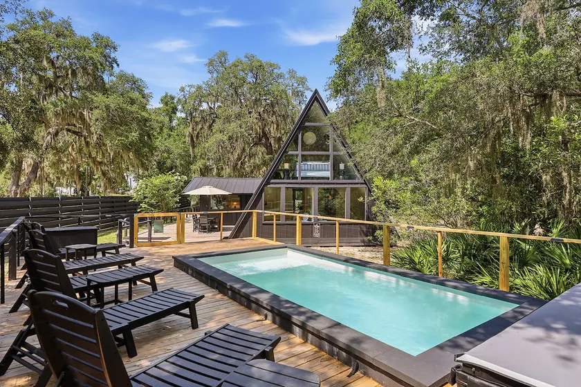Secluded A-Frame Escape with Private Pool - Image 1