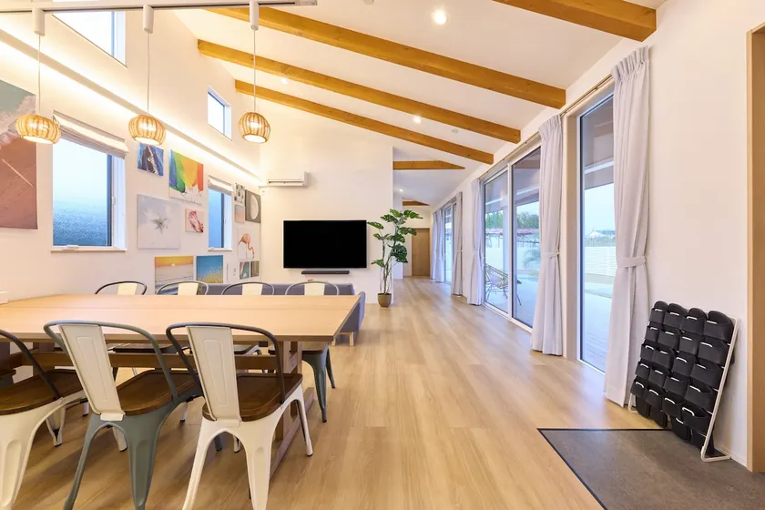 Newly built resort villa near the sea, for rent as an entire house for up to 12 people | Universal design | Sauna, BBQ, dog run, campfire - Image 1