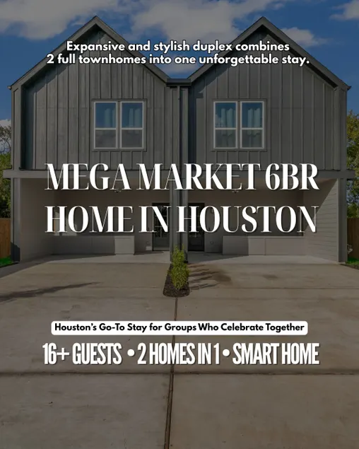 Mega Market 6BR Home in Houston Groups Sleeps 12 - Image 1