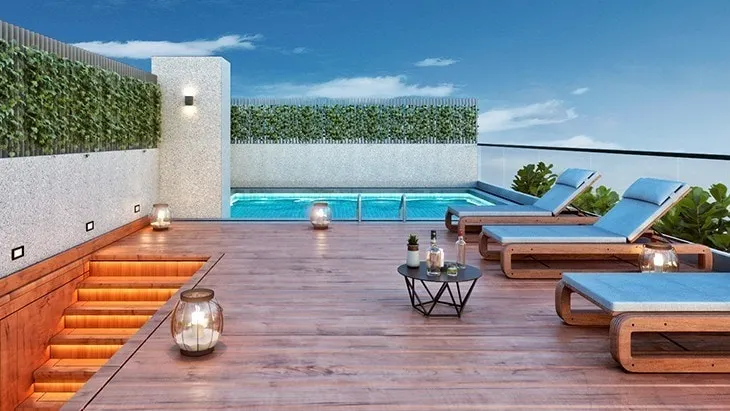14th Floor Aliaga Luxury Pool Gym 1 Bedroom Close to Everything - Image 1