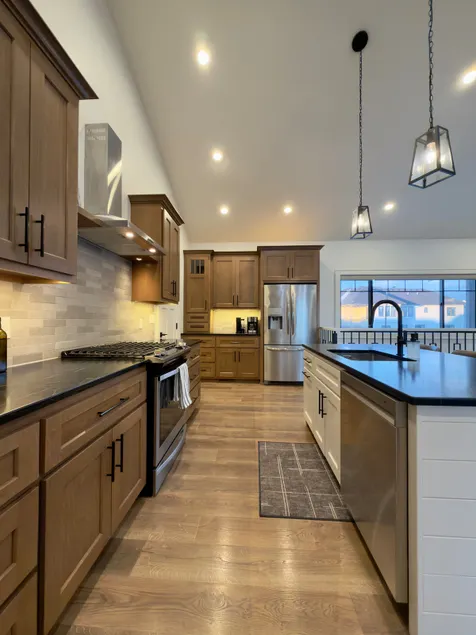 Modern farmhouse with soft water and fireplace - Image 1