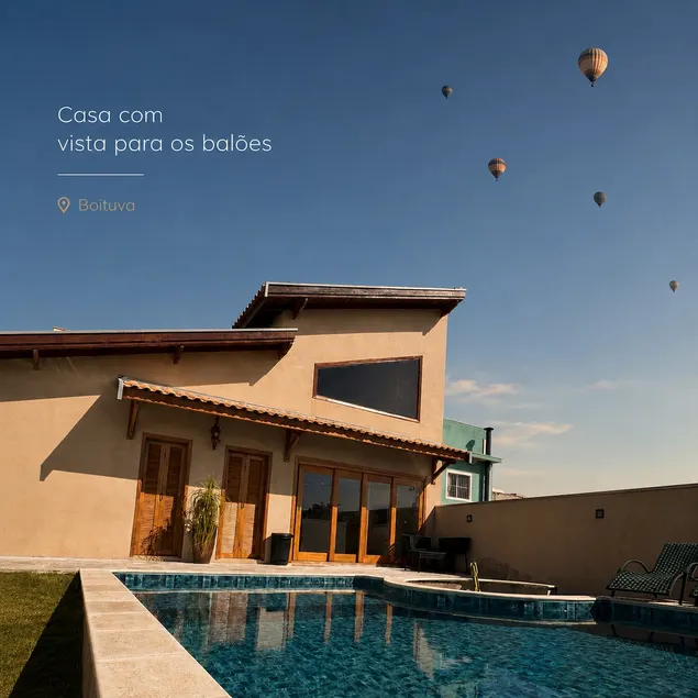 House with Hydro Pool and view of the Boituva balloons - Image 1