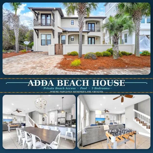 5 BD Miramar Beach House| Walk to the Beach + Pool - Image 1