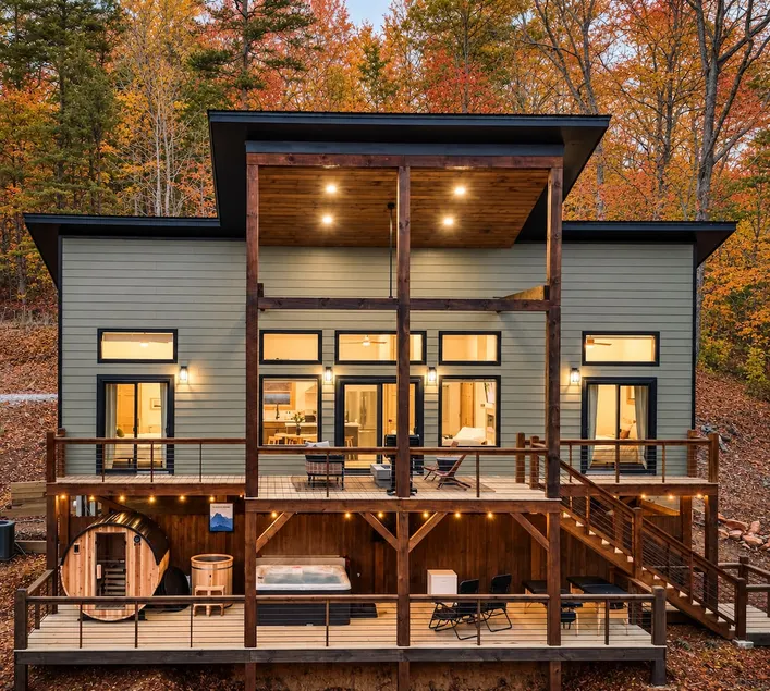 Mountain Spa Cabin- Massages, Hot Tub, Sauna, Cold Plunge - Image 1