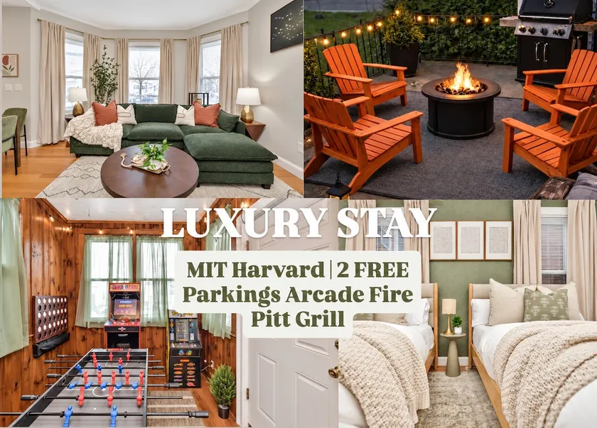LUX NEW-2 FREE Parkings | Harvard | MIT |Game Room - Image 1