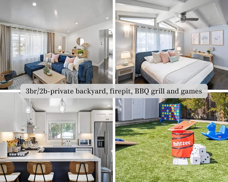 Prime location|Private backyard, BBQ grill, Games - Image 1