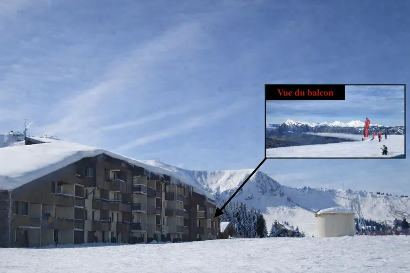 Samoens 1600-foot slopes-6 pers-local ski-view - Image 1