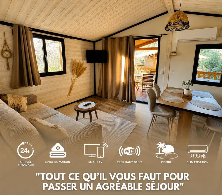 Premium air-conditioned chalet, swimming pool, quiet & nature - Image 1