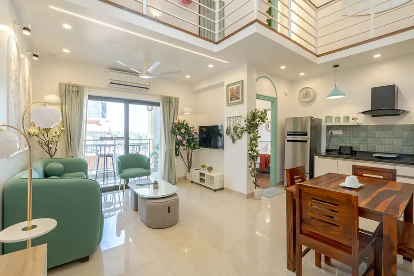 Candolim Santorini | Luxurious 2 BHK Duplex - Image 1