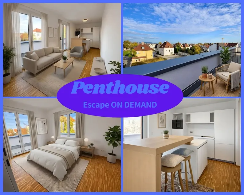 Penthouse apartment with XXL balcony in Straubing - Image 1