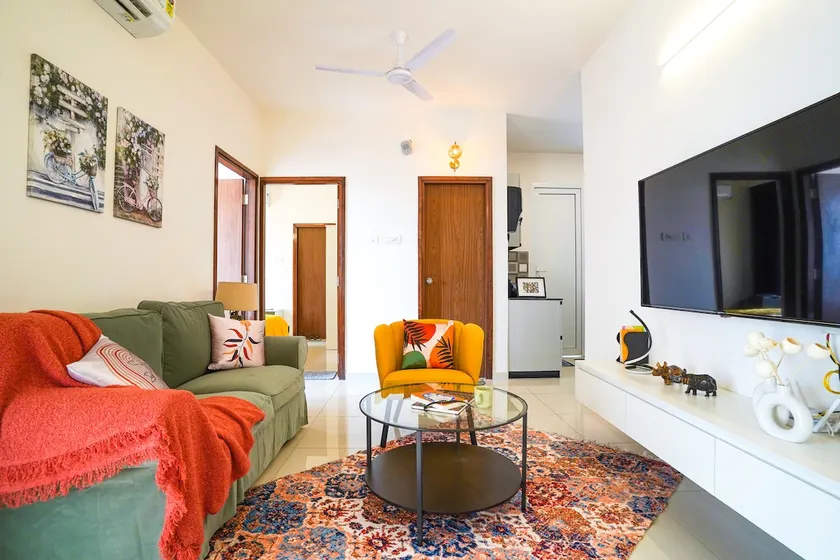 Palette & Pillows | Adora De Goa | Artistic 2BHK - Image 1