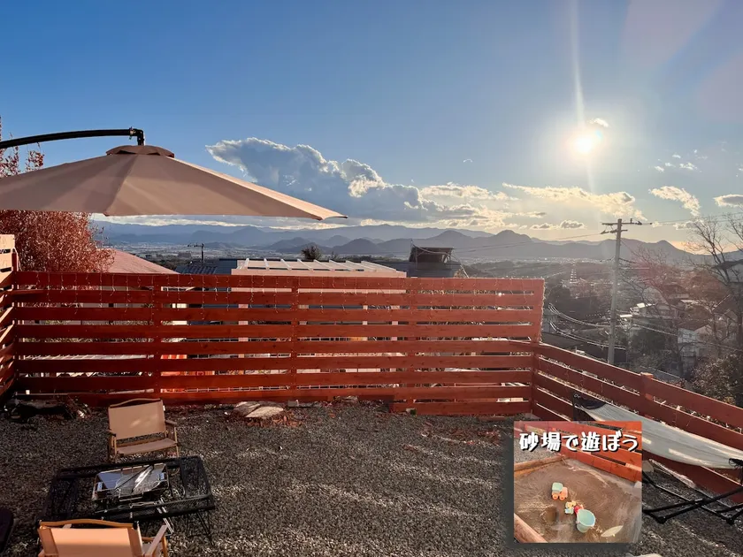 Private detached house near Mishima Tamasawa IC with an excellent view, dog run, sandpit, and BBQ area - Image 1
