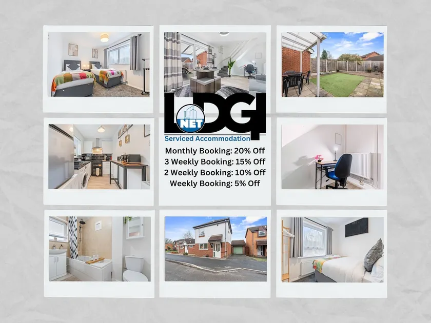 Telford Centre House with Parking, Garden, Wi-Fi - Image 1