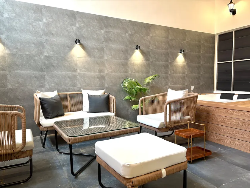 Romantic Jacuzzi 1BHK Candolim | Mirashya UG10 - Image 1