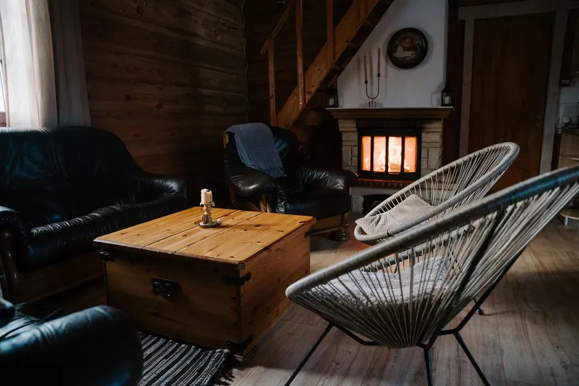Wooden cabin with sauna - Image 1