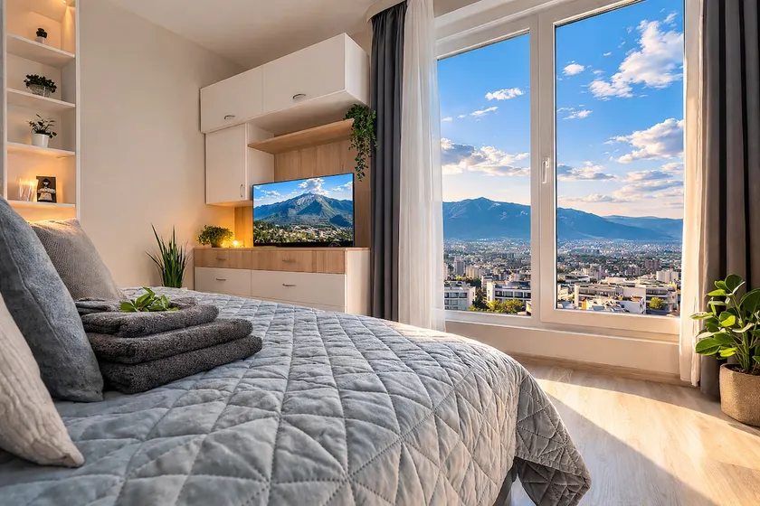 Mountain View Escape - Cozy Apt with Private Parking - Image 1