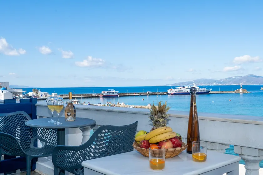 Mykonian Old Port Suite with Sea View - Image 1