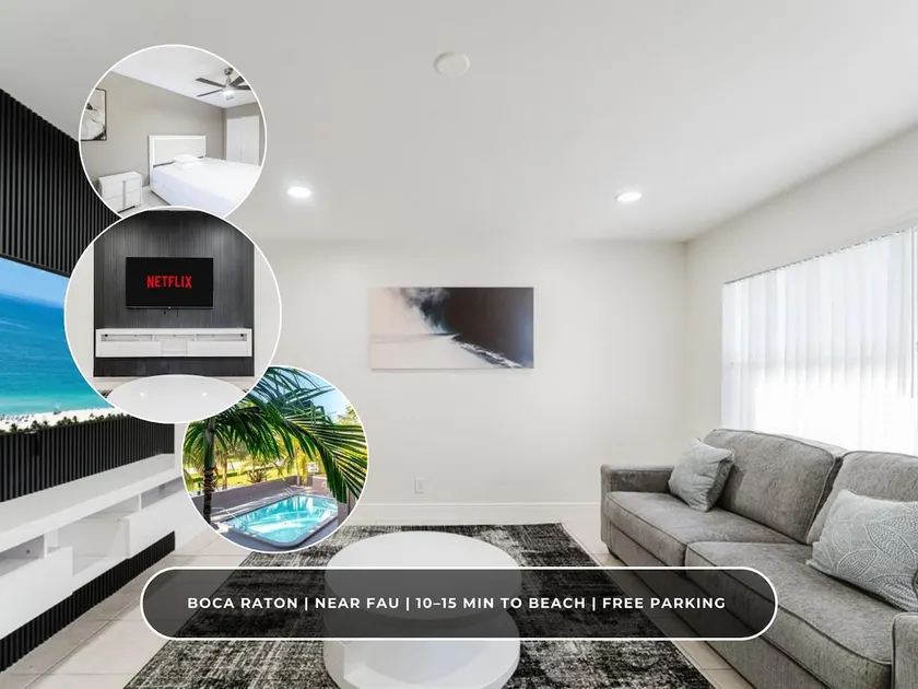 Modern Boca Condo Near FAU - 2 KING BR, Pool - Image 1