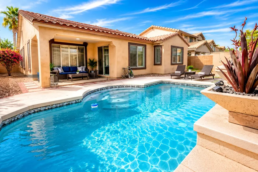 Chandler House: Private Pool, Waterfall, Games - Image 1