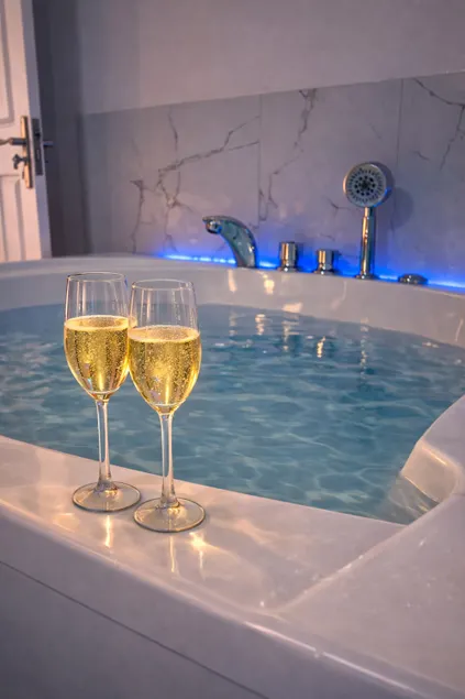 Love Room romantique avec jacuzzi prive & Parking - Image 1