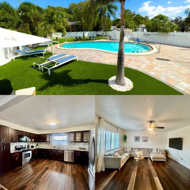 Cozy 3 BD Apt 3 miles from the beach •Pool• 124 - Image 1