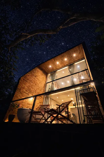 Vert Brumadinho Cabin with hot tub and fire pit - Image 1