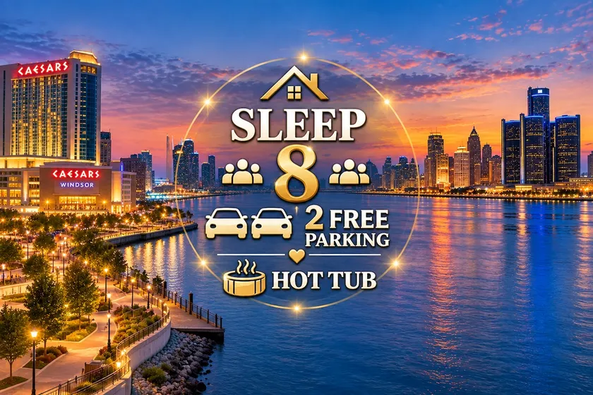 Hot Tub, Walk to Caesars, Free Parking, Sleeps 8 - Image 1