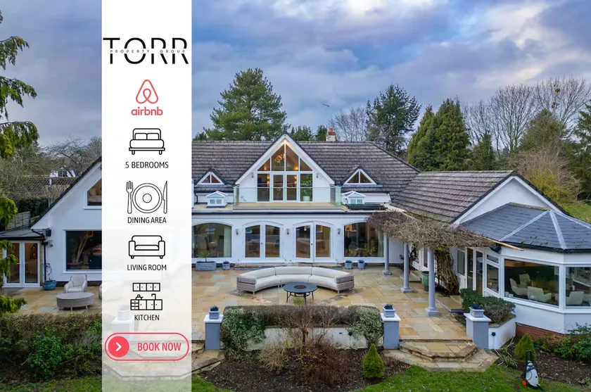 5BDR Luxe Villa By Torr Property Group Short Lets & Serviced Accommodation With Free Parking & River View Stratford-Upon-Avon - Image 1