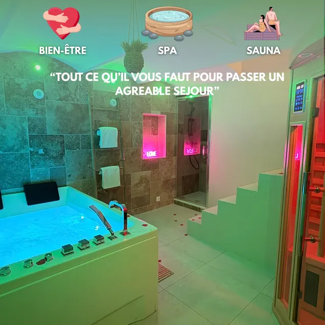 Refuge des intimes - Spa & Sauna en Cave - Image 1