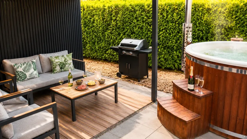 Sauna, hot tub & private garden couples & families - Image 1