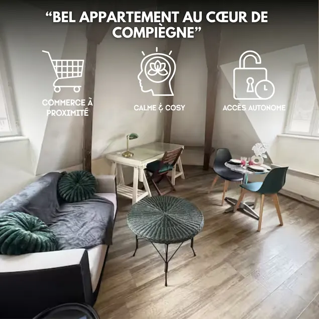 Bright Compiègne apartment - Image 1