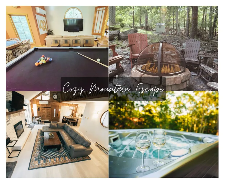Cozy Mountain, Poconos, Hot Tub, Game Rm, Ski - Image 1